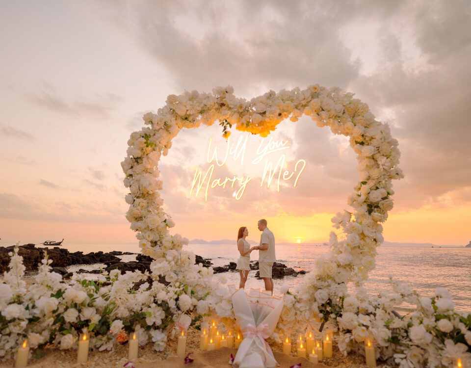Krabi Wedding Planner, Krabi planner, Krabi decoration planner, Krabi surprise proposal decoration planner