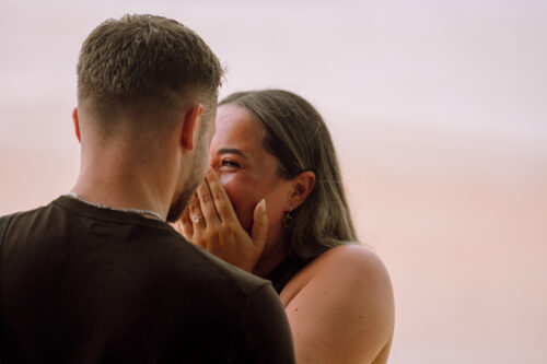 Romantic Beach Picnic Proposal, Krabi Wedding Planner, Krabi surprise proposal decoration
